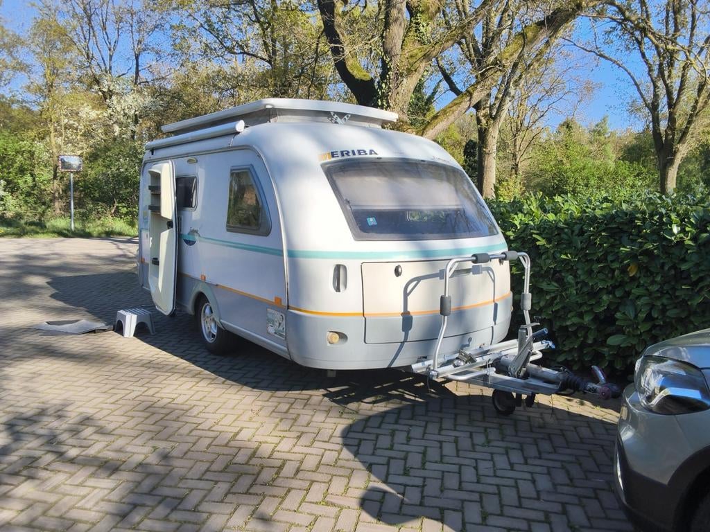 Eriba Future 4.80 "2001" met omnistor / speciale luifel ook., Caravans en Kamperen, Bedrijf, 4 tot 5 meter, Eriba, Overige
