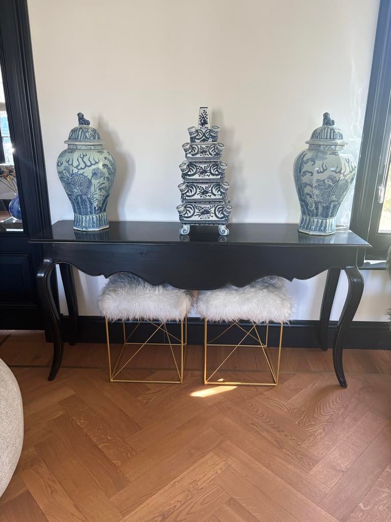 Eichholtz sidetable, 100 tot 150 cm, Ophalen of Verzenden, Zo goed als nieuw, Overige houtsoorten