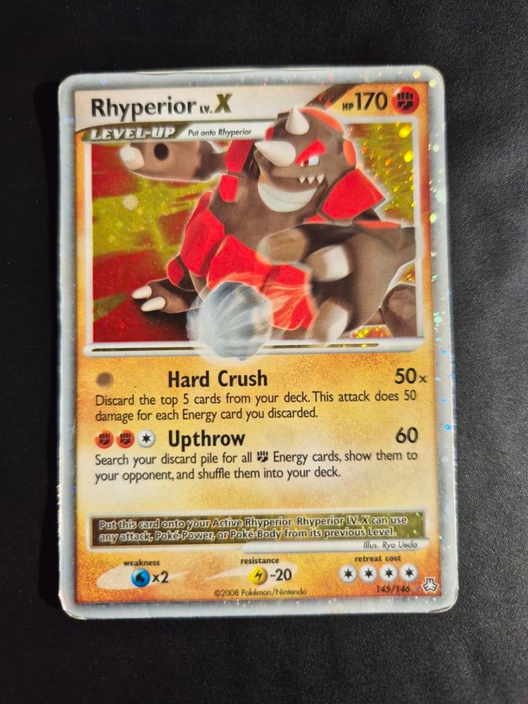 Holo Pokémon kaart Rhyperior LV.X 145/146, Ophalen