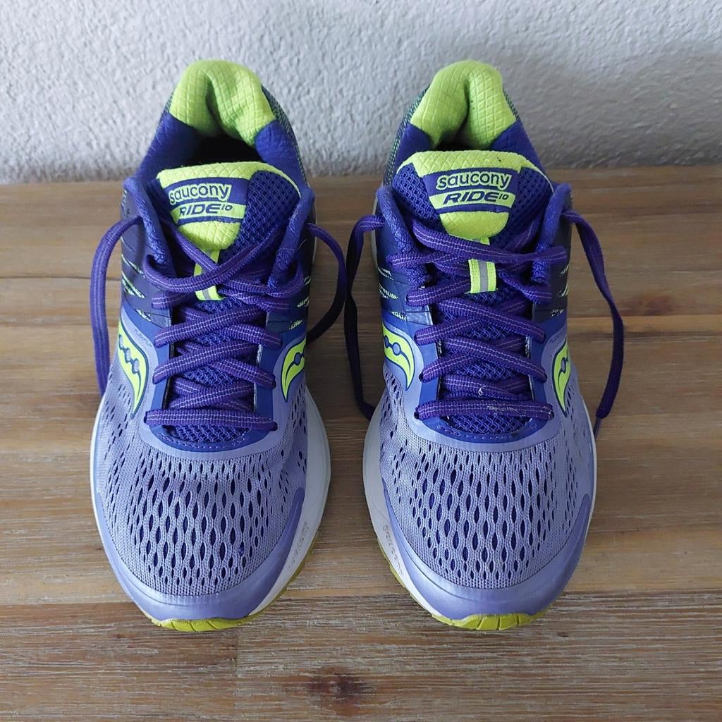 Saucony Ride10 dames hardloopschoenen maat 38,5, Hardloopschoenen, Zo goed als nieuw, Hardlopen, Saucony