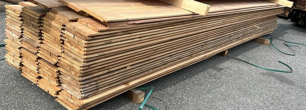 Blokhutprofiel, Ophalen, Nieuw, 250 cm of meer, Balken