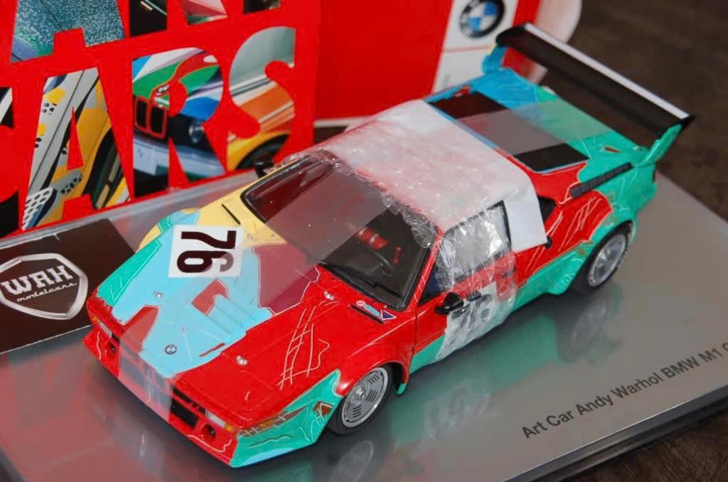 1:18 BMW M1 ART CAR WARHOL Minichamps MINT IN BOX WRH, Hobby en Vrije tijd, Modelauto's | 1:18, Verzenden, Nieuw, Auto, MiniChamps