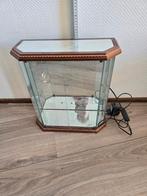 Vitrine kast, Ophalen, 50 tot 100 cm, Zo goed als nieuw, 150 tot 200 cm