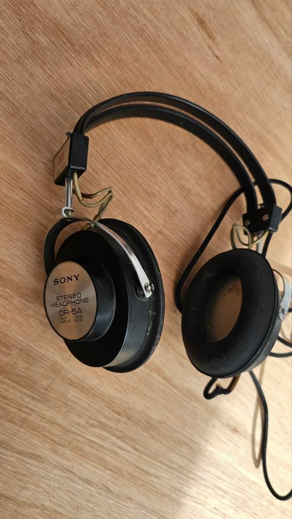 Sony DR-5A koptelefoon vintage retro, Audio, Tv en Foto, Vintage Televisies, Ophalen of Verzenden, Gebruikt, Sony