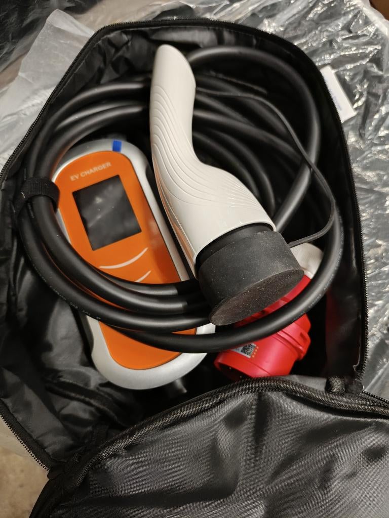 11kw Draagbare Ev Oplader 3 Fase 16a, Auto diversen, Laadpalen, Ophalen of Verzenden, Nieuw, Laadkabel