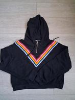 ZGAN crop top hoodie | FB sister | zwart, Kleding | Dames, Ophalen of Verzenden, Zo goed als nieuw, Maat 38/40 (M), Zwart