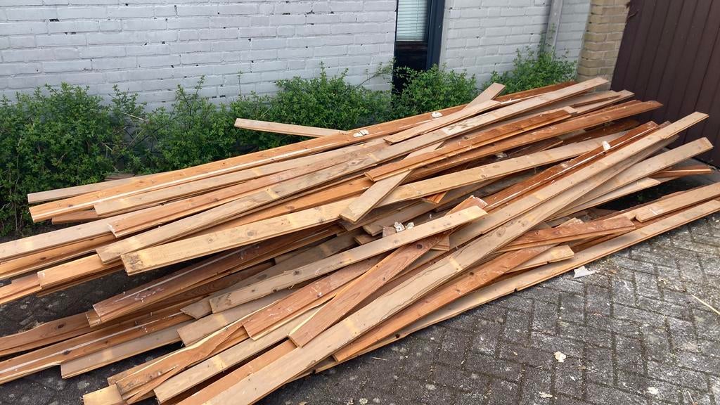 Sloophout voor open haard, Ophalen, Zo goed als nieuw, Grenen