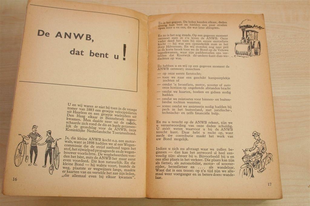 Zeldzaam Vintage ANWB Naslagwerk [1963] — Toerisme & Verkeer, Ophalen of Verzenden, Gelezen