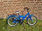 Loekie kinderfiets 18 inch blauw zwart, Fietsen en Brommers, Fietsen | Kinderfietsjes, Ophalen, Gebruikt, 16 tot 20 inch, Loekie