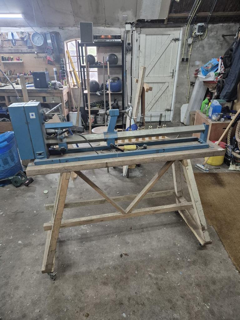 Draaibank, Ophalen, Gebruikt, Houtdraaibank