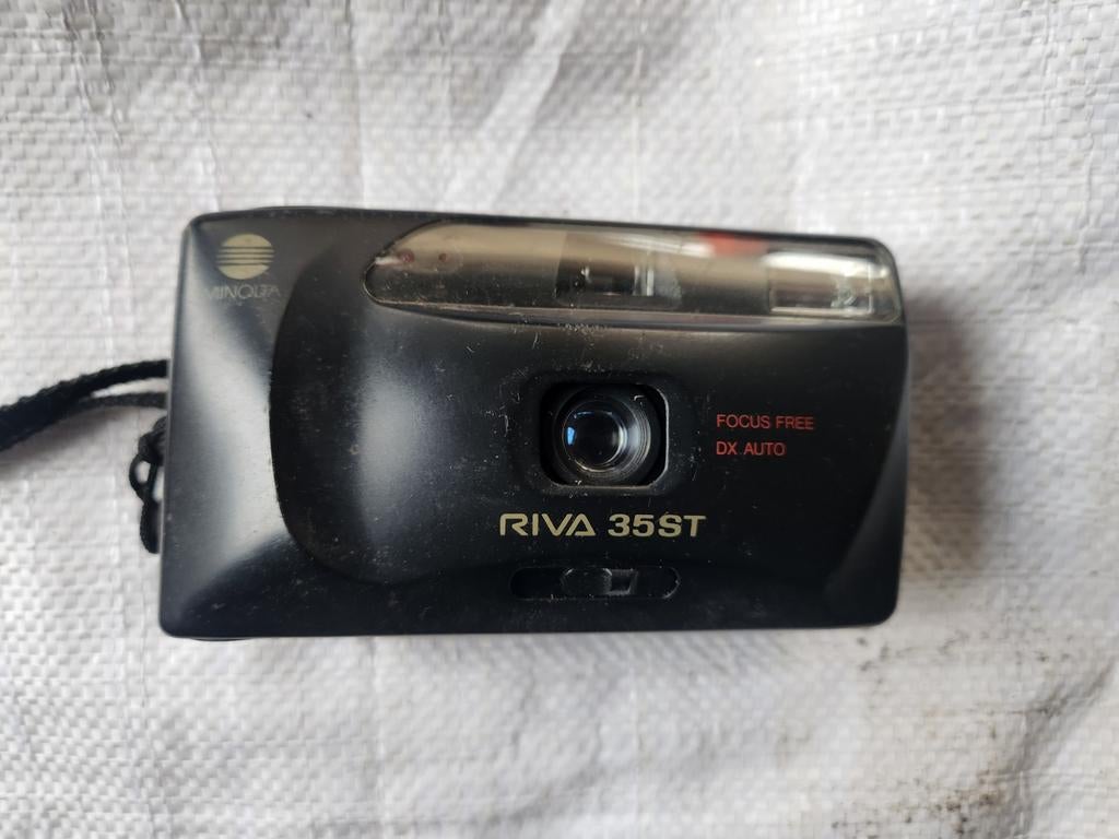 Minolta Riva 35ST Compact Camera - Vintage Analoog, Ophalen of Verzenden, Gebruikt, Compact, Minolta