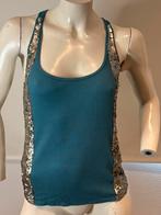 Ricmond shirt met paiettten maat it 44  m, Maat 38/40 (M), Blauw, ., Ophalen of Verzenden