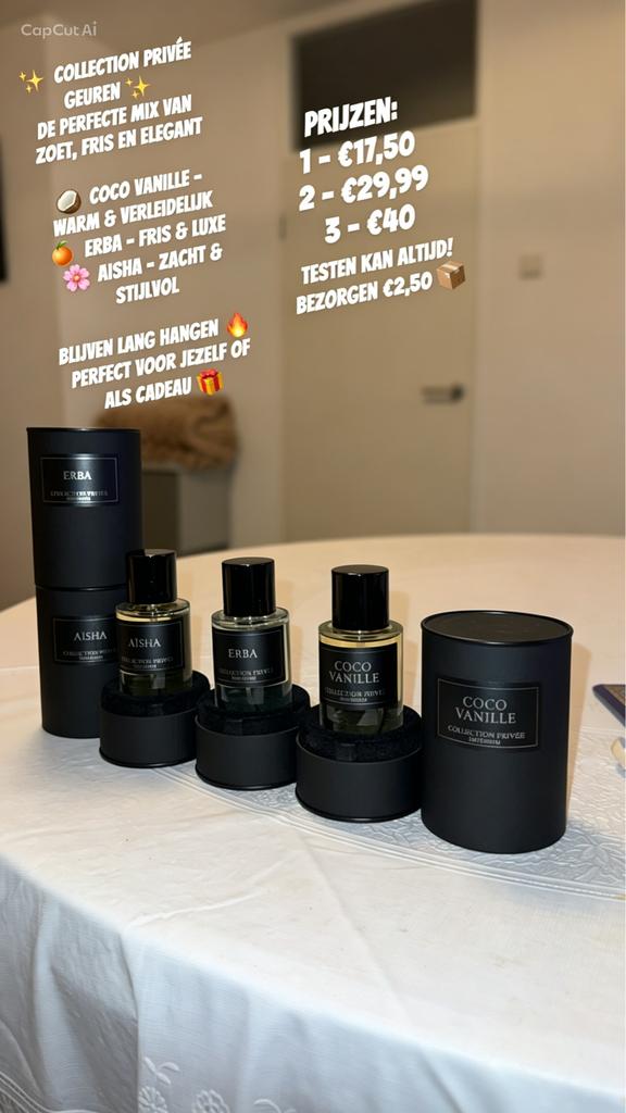 Collection Privée Geuren - Zoet, Fris & Elegant Parfum, Ophalen of Verzenden, Nieuw