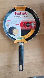 Nieuwe Tefal Simply Clean Pannenkoekpan ø25cm, Keramische plaat, Ophalen of Verzenden, Koekenpan of Braadpan, Nieuw