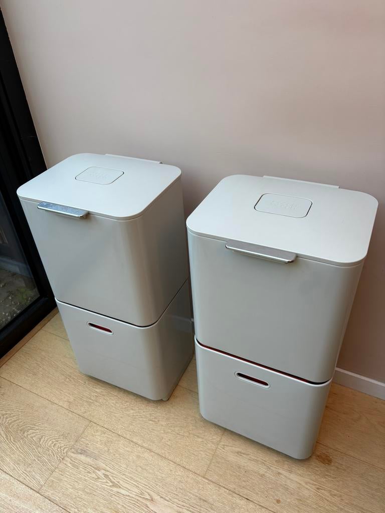 Joseph Joseph Intelligent Waste Afvalbak Totem 2.0 Compact, Huis en Inrichting, Woonaccessoires | Prullenbakken, Gebruikt, Overige materialen
