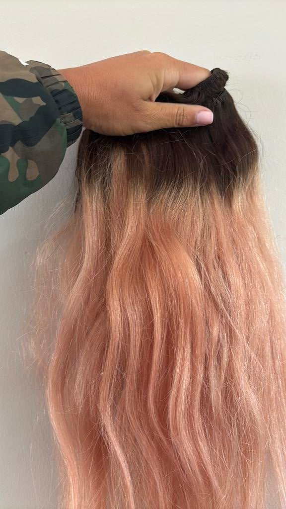 Echt haar weave extensions, Sieraden, Tassen en Uiterlijk, Uiterlijk | Haarverzorging, Ophalen of Verzenden, Zo goed als nieuw