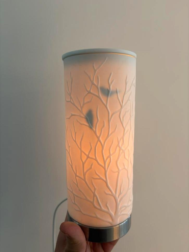 Rader - tafellamp - cilinder vogel, Huis en Inrichting, Lampen | Tafellampen, Zo goed als nieuw, Minder dan 50 cm, Ophalen of Verzenden