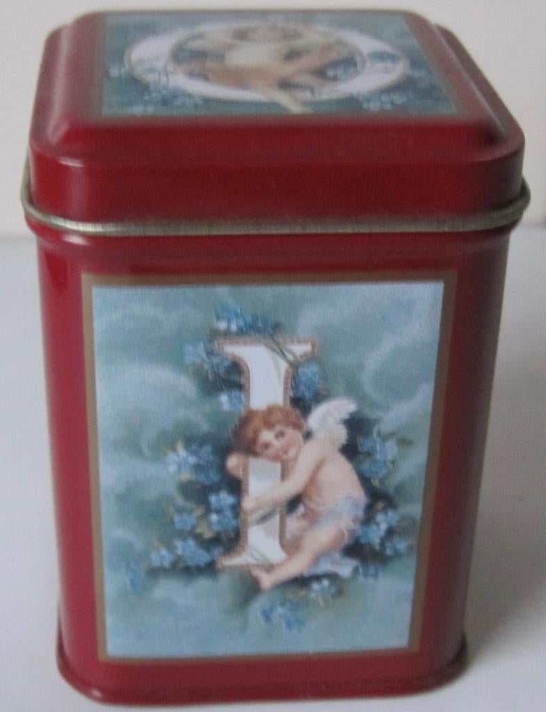 blik Cupido's alfabet met engeltjes, Ophalen of Verzenden, Zo goed als nieuw, Overige, Overige merken