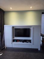 Grijze TV meubel / roomdivider, Ophalen, Gebruikt, 100 tot 150 cm, 200 cm of meer