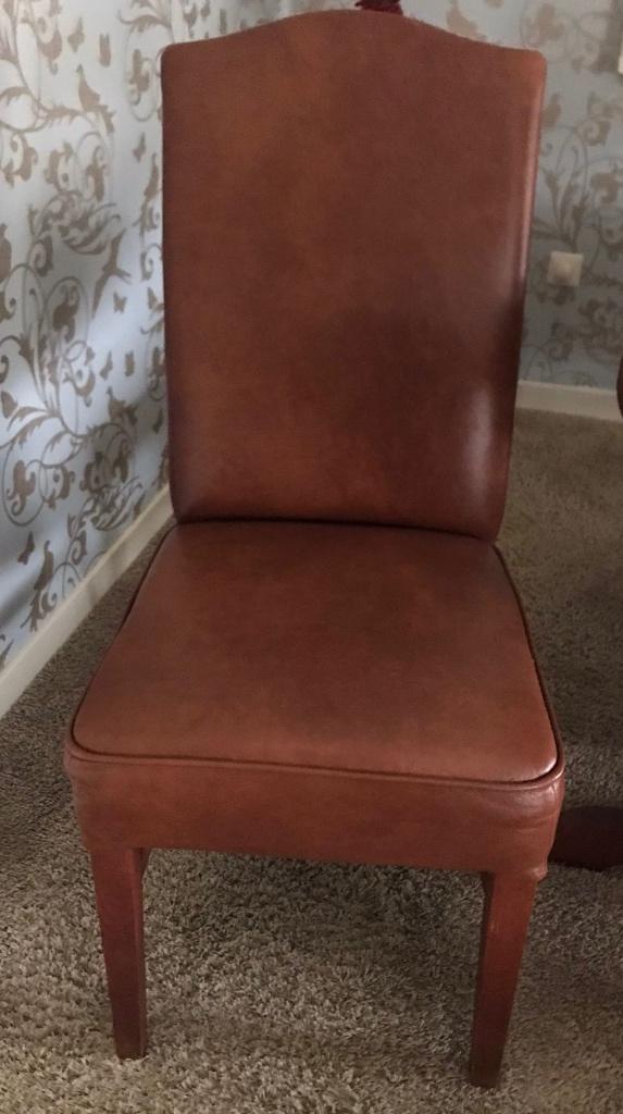 Stoelen, Ophalen, Gebruikt, Twee, Bruin