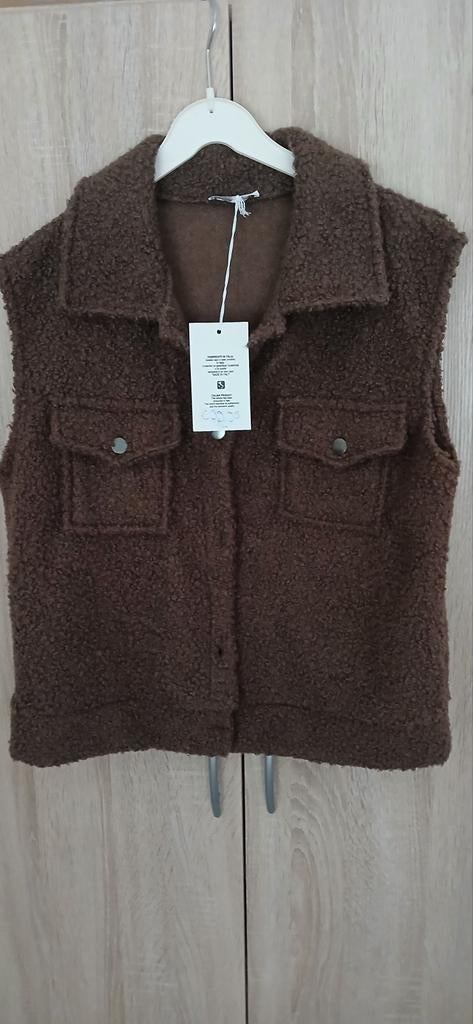 Nieuwe bruine bodywarmer een maat, Kleding | Dames, Bodywarmers, Ophalen of Verzenden, Nieuw, Bruin