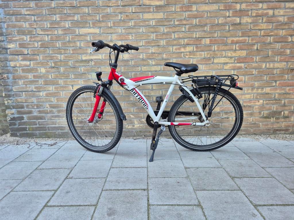 Batavus Snake kinderfiets - Rood/Wit, Gebruikt, Versnellingen, Batavus, Ophalen