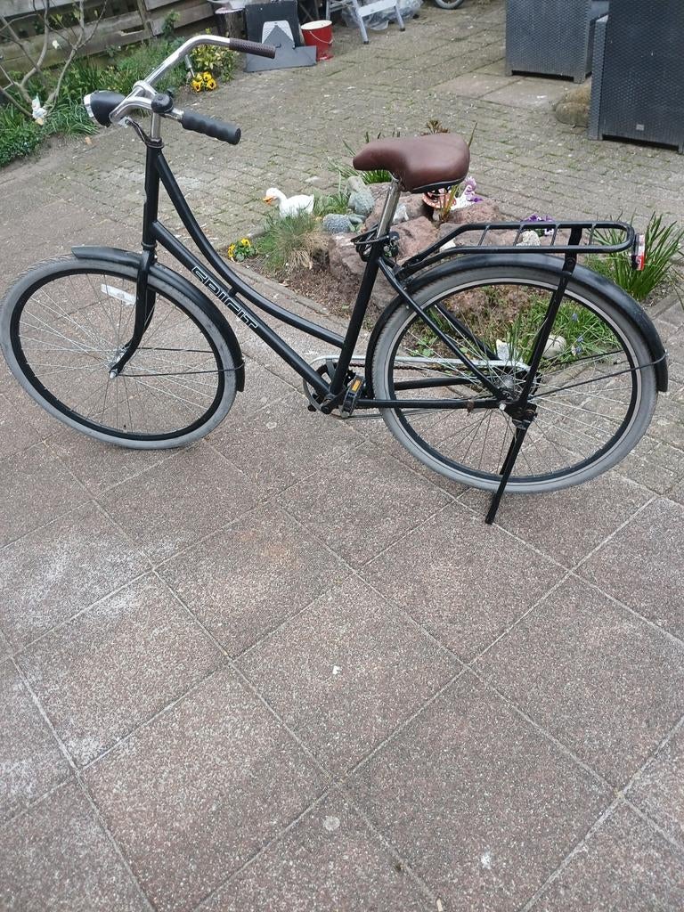 Omafiets damesfiets meisjesfiets 28 inch Spirit, Koopje, 50 tot 53 cm, Ophalen, Gebruikt