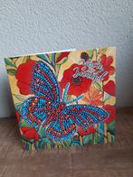Diamond painting vlinder kaart, Ophalen of Verzenden, Zo goed als nieuw, Natuur