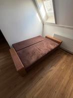 slaapbank met opbergruimte - Bruin, Ophalen, Gebruikt, Bruin, 200 cm