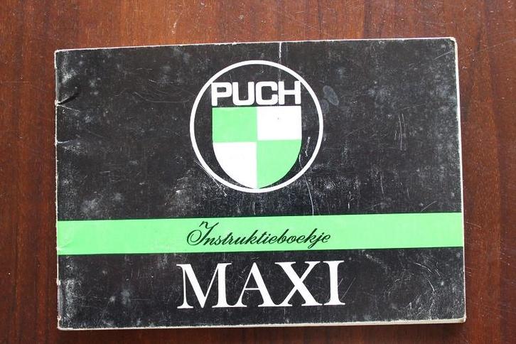 Puch Maxi 1985 ? bromfiets instructie boekje AV Super, Fietsen en Brommers, Handleidingen en Instructieboekjes, Gebruikt, Ophalen of Verzenden