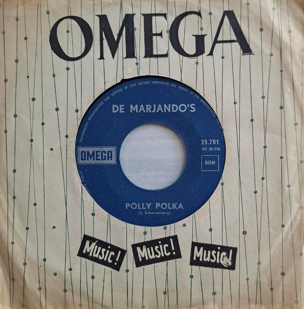 De Marjando's - Polly polka (1967), Cd's en Dvd's, Vinyl Singles, 7 inch, Single, Ophalen of Verzenden, Zo goed als nieuw