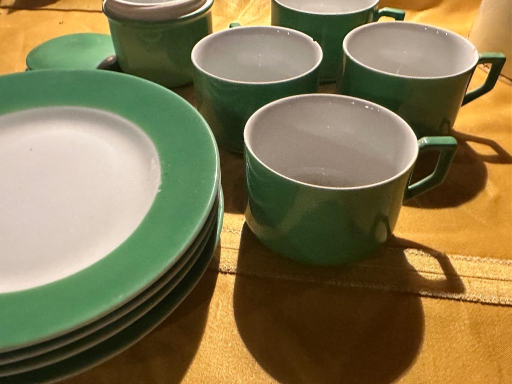 Société Céramique Maastricht koffieservies – Art Deco  '30, Verzenden