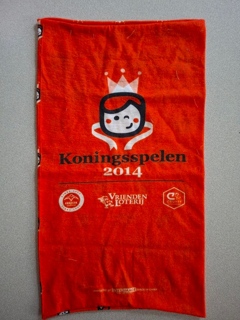 Koningsspelen, colletje,sjaaltje van 2014, Ophalen of Verzenden, Zo goed als nieuw, Nederland, Overige typen