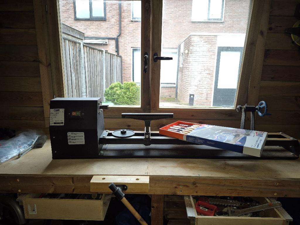 Houtdraaibank gebruikt, Ophalen, Gebruikt, Houtdraaibank, 500 tot 1000 mm