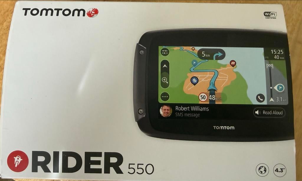 TomTom Rider 550 navigatie, Auto diversen, Autonavigatie, Ophalen, Gebruikt