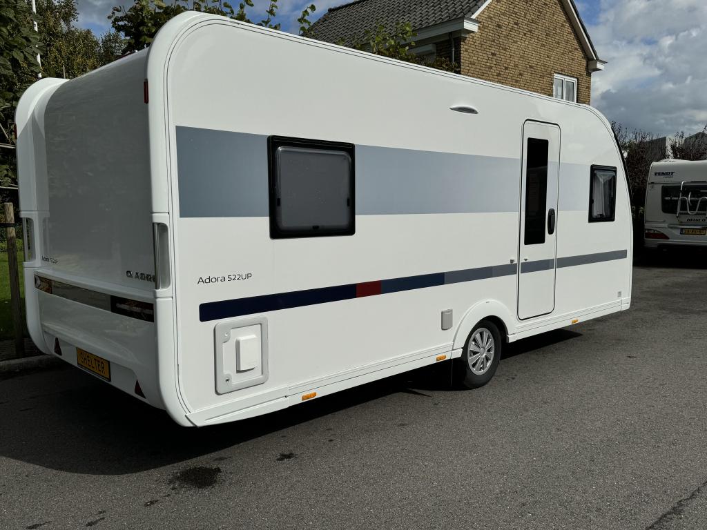 Adria Adora 522 Up Mover,1700 kg as,vloerver, Rondzit, Bedrijf, 5 tot 6 meter, Schokbreker