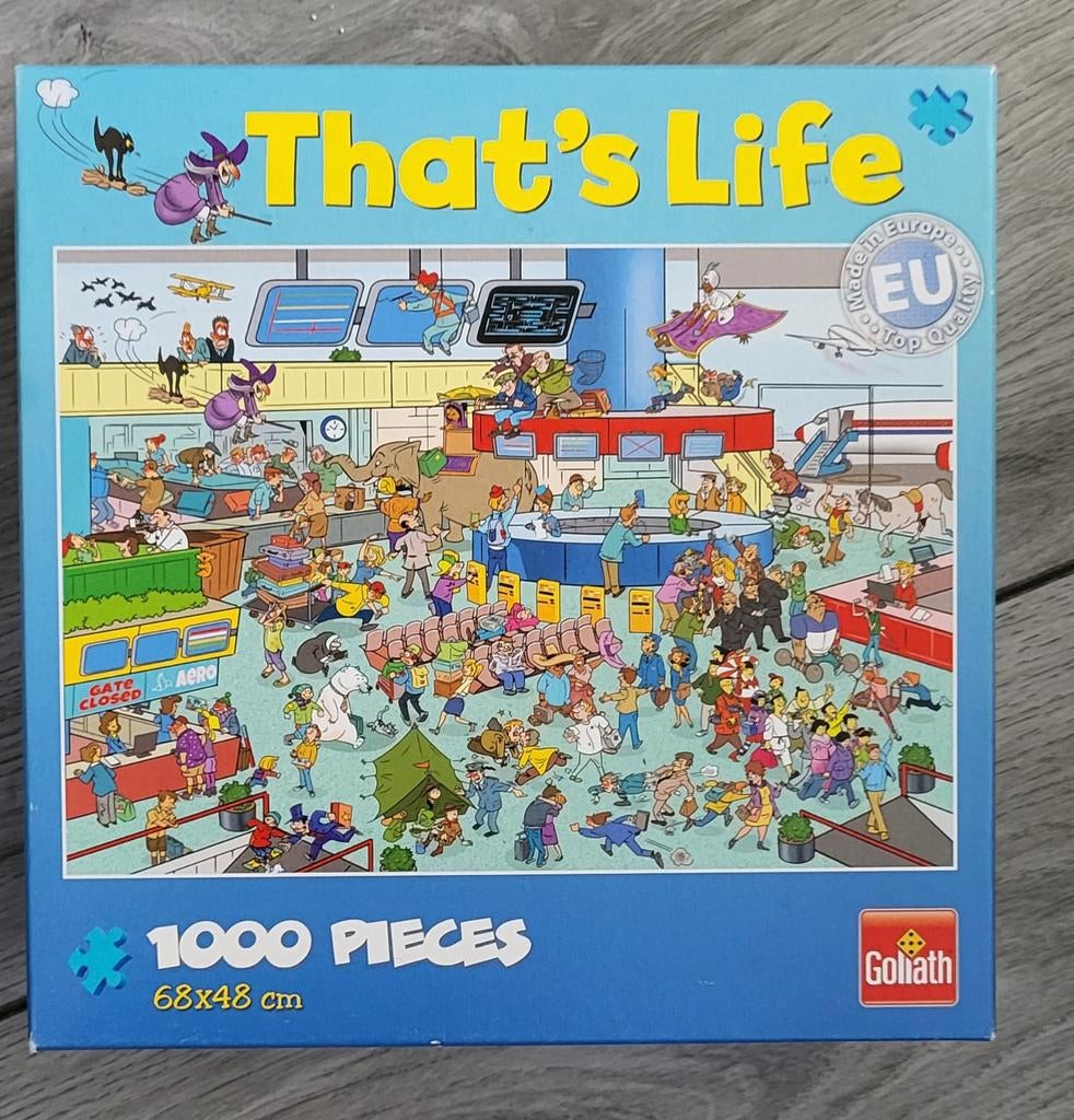 Puzzel that's life, Ophalen, 500 t/m 1500 stukjes, Zo goed als nieuw
