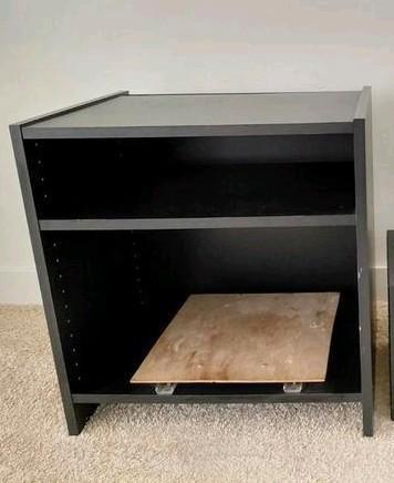 Kastje met legplanken, Huis en Inrichting, Slaapkamer | Nachtkastjes, Gebruikt, 55 tot 70 cm, Minder dan 45 cm, Hout, Ophalen