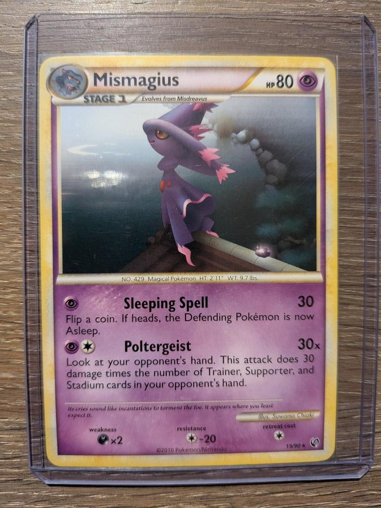 Mismagius uit HGSS Undaunted 18/90, Ophalen of Verzenden, Zo goed als nieuw, Losse kaart