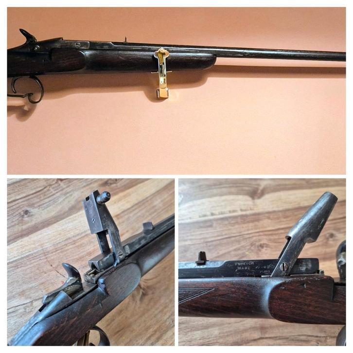 Antiek Flobert Geweer - Vrijgesteld, Verzamelen, Militaria | Algemeen, Overige soorten, Ophalen