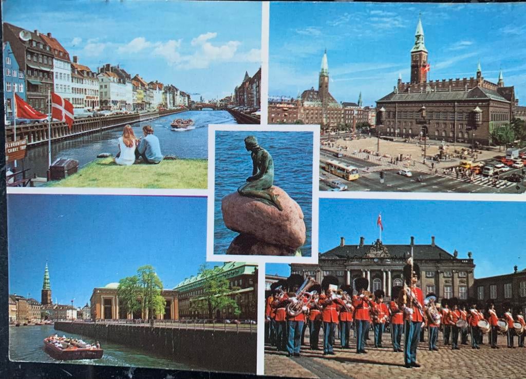 Kopenhagen., Ophalen of Verzenden, Gelopen, Overig Europa