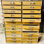 Oude Franse werkplaats ladekast, Niet ingevuld, Gebruikt, 100 tot 150 cm, 100 tot 150 cm