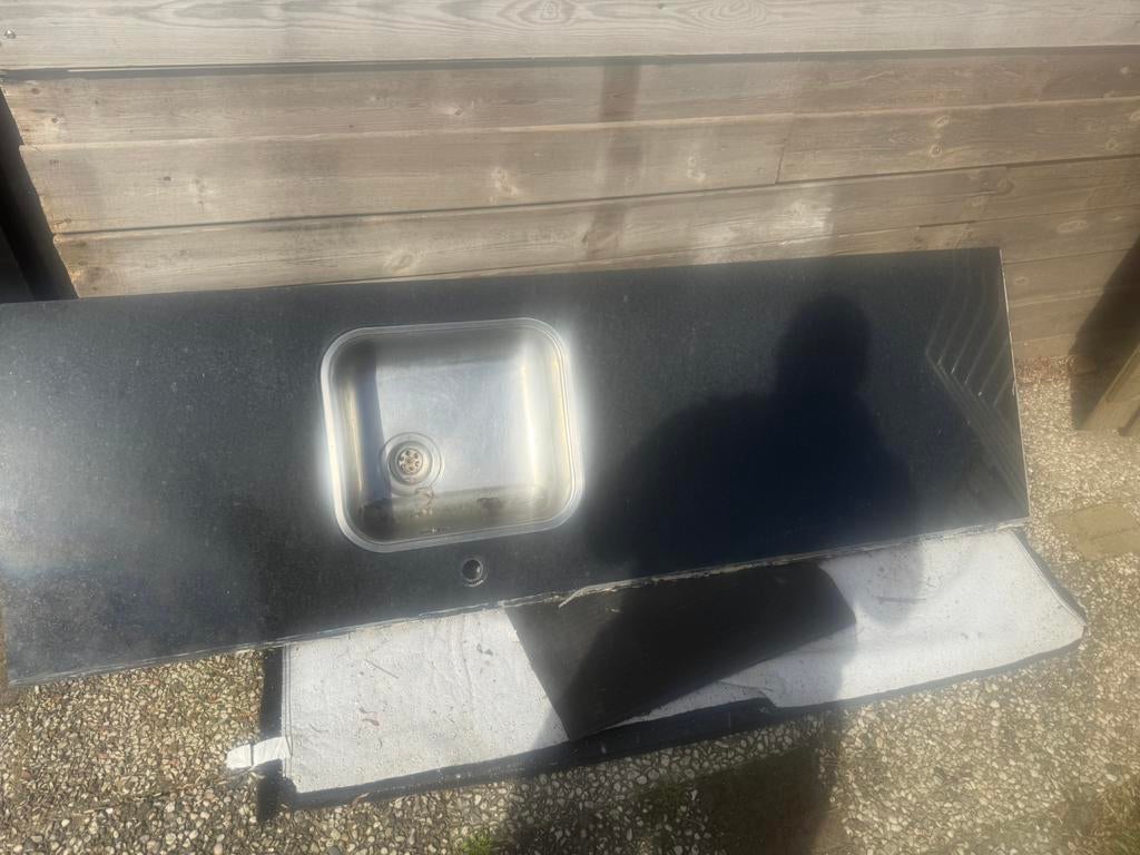 Graniet aanrechtblad, Huis en Inrichting, Keuken | Complete keukens, Ophalen of Verzenden