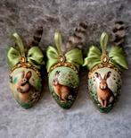 Handgemaakte Vintage Paaseieren - Plexiglas 12cm, Ophalen of Verzenden