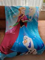 Frozen fleece dekentje en kussen, Ophalen of Verzenden, Blauw, Meisje, Deken of Dekbed