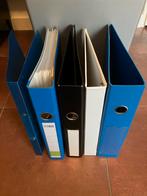 Diverse ordners - Blauw, zwart en wit, Ophalen, Gebruikt