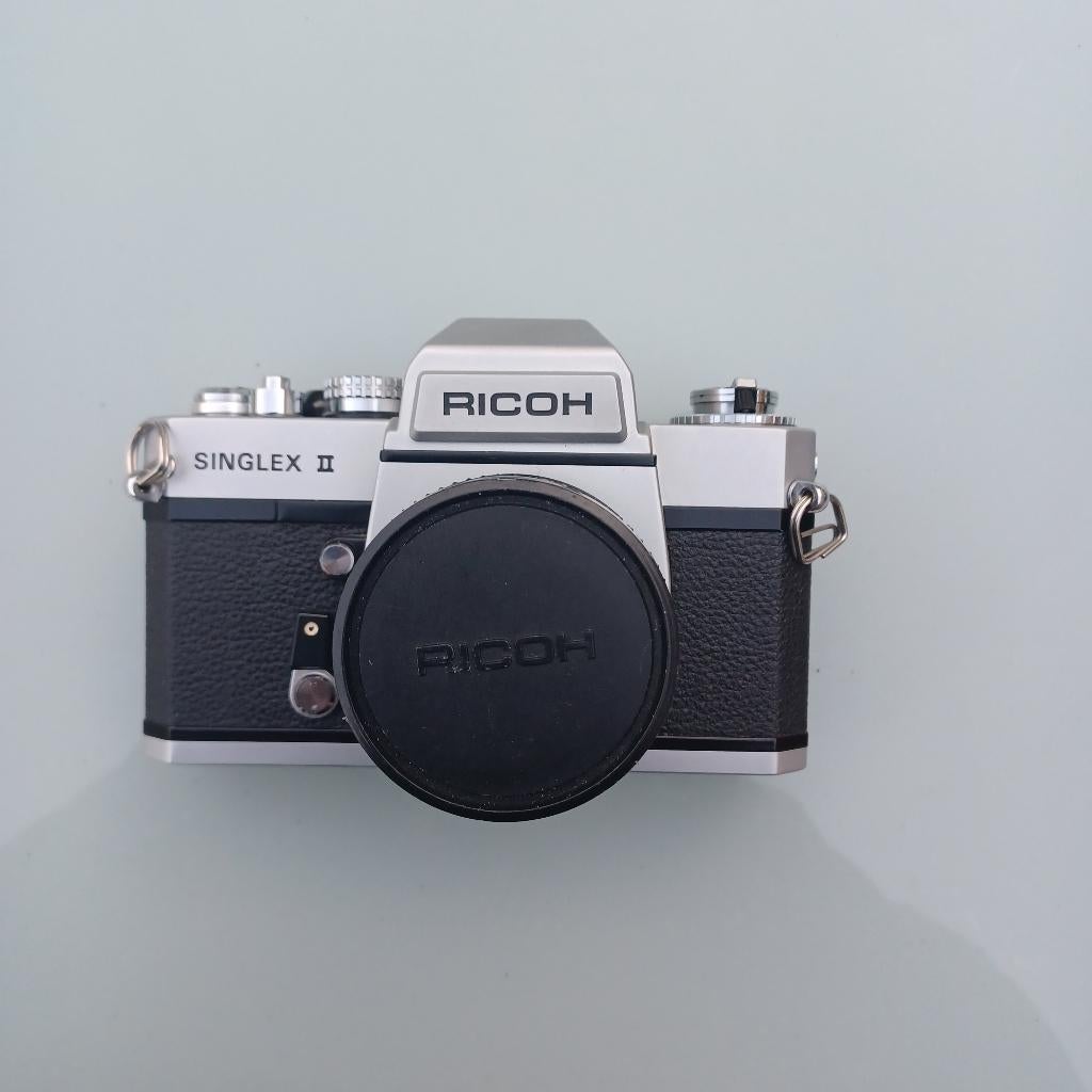 Vintage Ricoh Singlex II reflex camera, Ophalen of Verzenden, Gebruikt, Spiegelreflex, Overige Merken