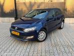 Volkswagen Polo 1.2 Comfortl Apple Car Stoelver Clima Cruise, Auto's, Voorwielaandrijving, Euro 5, Zwart, Blauw
