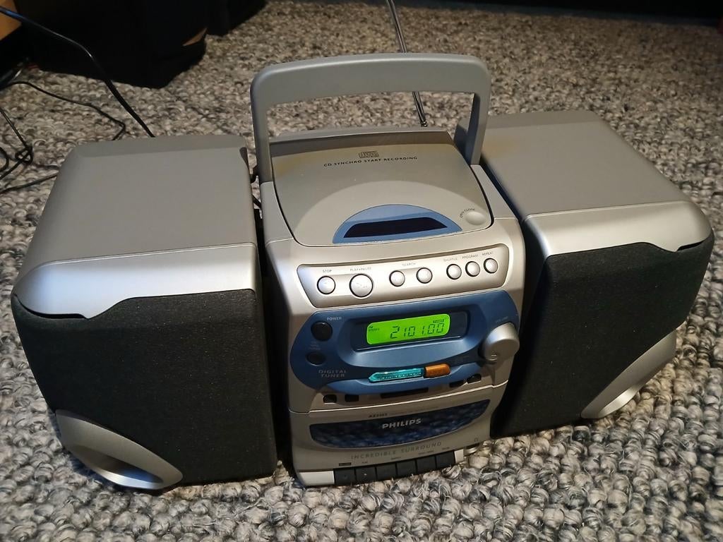 PHILIPS Microset - met incredible surround., Ophalen, Philips, Draagbaar, Tuner of Radio