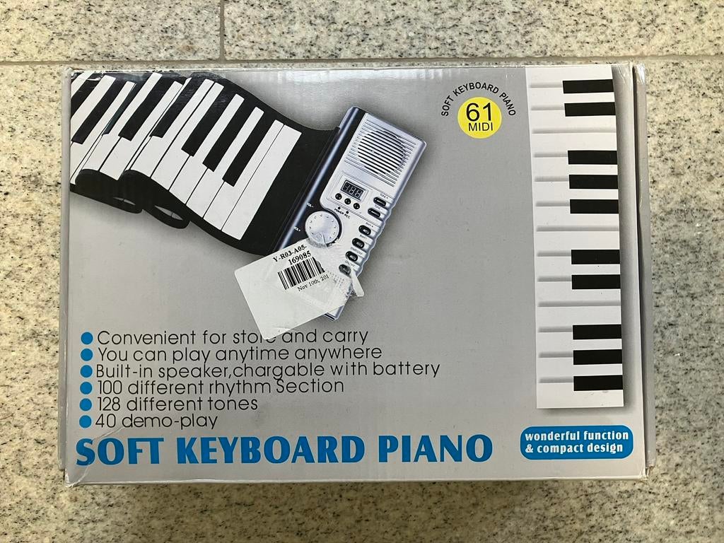 Roll-up piano 61, Ophalen of Verzenden, Zo goed als nieuw, 61 toetsen, Overige merken